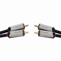 HQ Concord 2 x RCA to 2 x RCA Plug Lead 0.5m