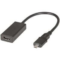MHL to HDMI Converter with 11 Pin Samsung® Adaptor