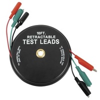 Retractable 3m Alligator Test Lead Set