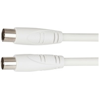 TV Coaxial Plug to Socket Cable - 1.5m