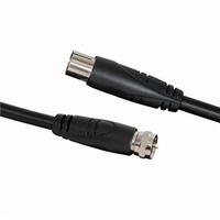 F Plug to TV Coaxial Plug Cable - 1.5m