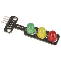 LED Traffic Light Module for Arduino XC3720RED, YELLOW, GREEN. Stop, Caution, Go. These are universal colour codes.