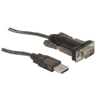 USB to DB9M RS-232 Converter, 1.5m