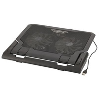 COOLING PAD NOTEBOOK DUAL FAN BLK