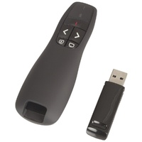 Wireless Laser Presenter with USB Dongle XC54092.4GHz functionality with any Windows computer.