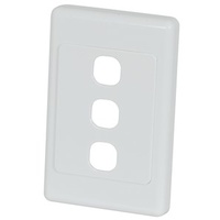 Triple Mechanism AU/NZ GPO Wall Plate