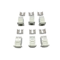 IDC RJ45 Cat5e Wall Plate Socket; 6 Pack