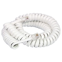 3m Replacement Handset Curly Cords With 4P/4C US Modular Plug