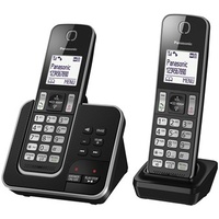 Panasonic Twin Handset Cordless Telephone with Answering Machine