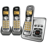 Uniden 3 Handset Cordless Telephone with Answering Machine YT9038Uniden Cordless Telephone System with Answering Machine• Includes main unit and 2 add