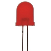 Red 3mm LED 40mCd Round Diffused