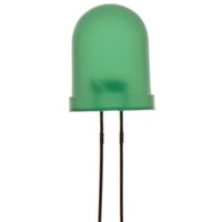 Green 5mm LED 80mcd Round Diffused