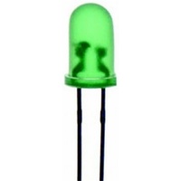 Green 5mm LED Flashing 35mcd Round Diffused