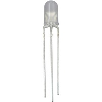 Tricolour Red/Green/Orange 5mm LED 70/80mcd Round Diffused