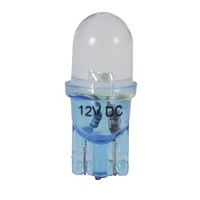 T10 Wedge Replacement LED Globe (Blue)