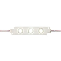 IP65 LED Light Module String, 10x 3x5050-LEDs, Cool White