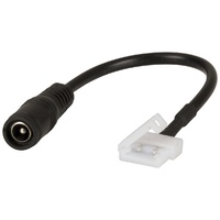 2 Pin LED Strip Connector to 2.1mm DC Socket ZD0640Suitable with all 10mm 5050/5060 2 Pin LED strip lights.