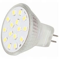 MR11 LED Replacement Light, 15x2385 LEDs, 120º, 12VAC/DC, Warm White