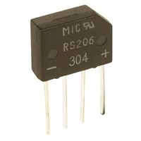 2A 800V Inline Bridge Rectifier