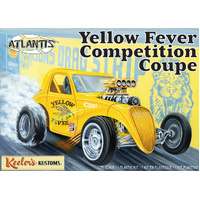 Atlantis 1/25 Yellow Fever Dragster Keelers Kustoms Plastic Model Kit AMC13101