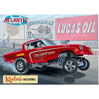 Atlantis 1/25 Keelers Kustom's Skorpion Gasser Plastic Model Kit AMC13102