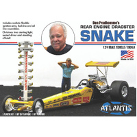 Atlantis 1/24 Don Prudhomme Snake Rear Engine Dragster Plastic Model Kit  AMCM7528