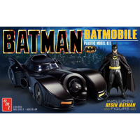 AMT 1107M 1/25 Batman 1989 Batmobile w/Resin Batman Figure Plastic Model Kit
