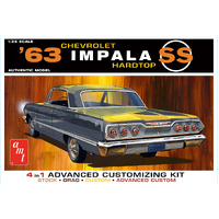 AMT 1149M 1/25 1963 Chevy Impala SS 2T Plastic Model Kit