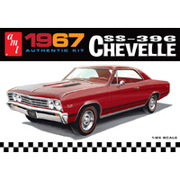 AMT 1/25 1967 CHEVROLET CHEVELLE SS396 PLASTIC MODEL KIT AMT1388
