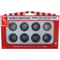 AMT 1/25 Red Line Tires Parts Pack