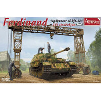 Amusing Hobby 1/35 SD.Kfz184 FERDINAND & 16t STRABOKRAN  Plastic Model Kit [35A030]