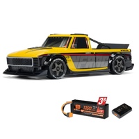 Arrma Infraction Grom 3S BLX 4X4 1/12 All-Road Truck, RTR, Yellow ARA2315ST2