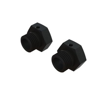 Arrma 17mm Aluminum Wheel Hex, 16.5mm Thick, Black, 2pcs, AR311117