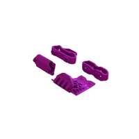 Arrma Lower Skid And Bumper Mount Set, Purple, Gorgon ARA320769