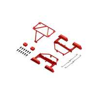 Arrma Desert Truck Body Roll Cage Set, Red, Mojave Grom
