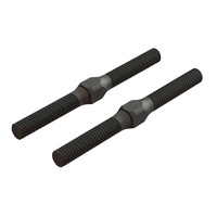 ARRMA Steel Turnbuckle M4x48mm Black 2pcs