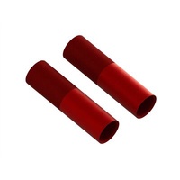 Arrma Aluminium Shock Body, 24x88mm, Red, 2pcs, 8S BLX