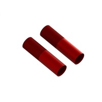Arrma Aluminium Shock Body, 24x83mm, Red, 2pcs, 8S BLX