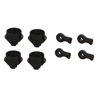 Arrma HD Shk Rod End & Sprg Cup, 2 Pair, Mojave