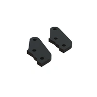 Arrma Black Aluminum Steering Plate Black, 2pcs, AR340188