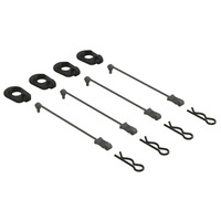 Arrma Body Clip Retainers 1/5 Scale, Black, 4pcs, 8S BLX ARA390294