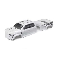Arrma Painted Body with Decals Installed, White, Big Rock 6S