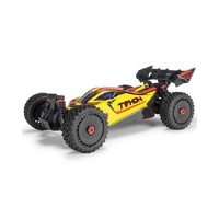 Arrma Typhon MEGA 665 4X4 1/8 Brushed Buggy RTR, Yellow, ARA4206V4T2