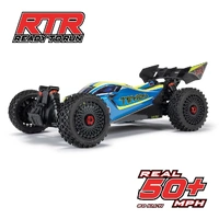 Arrma Typhon 223S DSC 4X4 BLX 1/8 RC Buggy, RTR, Blue/Yellow, ARA4306V4T4