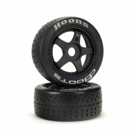 Arrma Dboots Hoons 42/100 2.9 Silver Belted 5-Spoke Wheels and Tyres ARA550070
