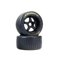 Arrma dBoots Hoons 53/100 2.9 Gold Tire Set on 5 Spoke Wheels, 2pcs