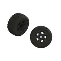 Arrma dBoots RAGNAROK Tyre Set Glued on Black Rims, 2pcs