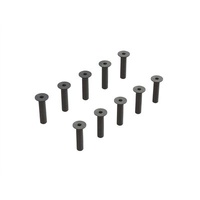 Arrma Flat Head Hex Machine Screw M3.5x16mm, 10pcs