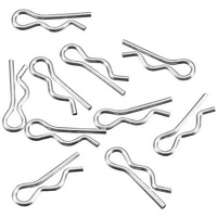 ARRMA Body Clip 6mm Black (10), AR320005
