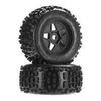 ARRMA Boots Backflip MT 6S Tire Wheel Set, AR510092